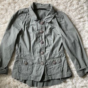 Maurice’s military Flare jacket